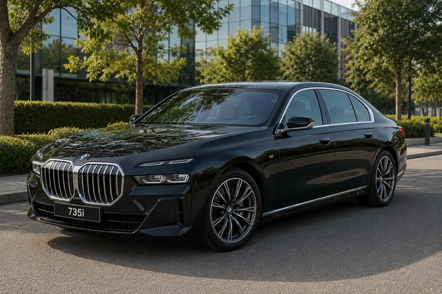 BMW 735i luxury sedan